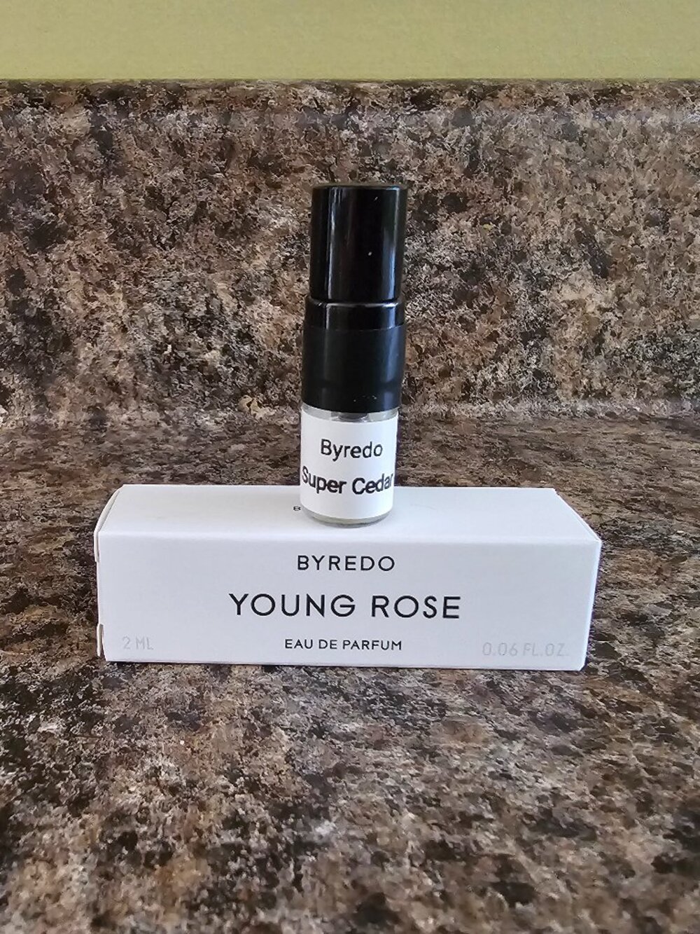 Byredo Perfume EDP Samples: Young Rose + Super Cedar 2ml